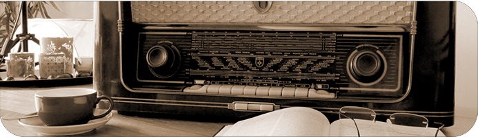 Vieux poste de radio